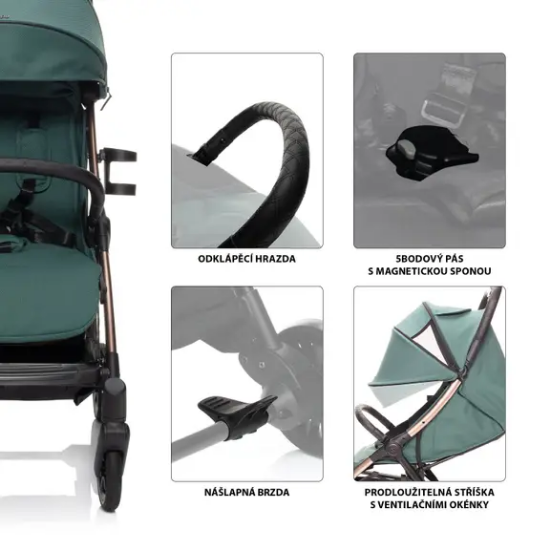 Slika Kolica Quiq 2, Granit Grey Zopa 