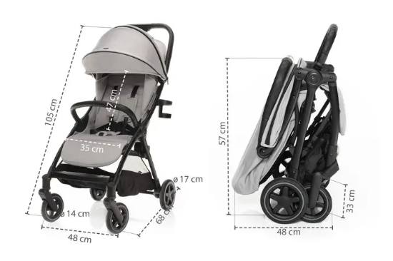 Slika Kolica Quiq 2, Hunter Zelena Zopa 