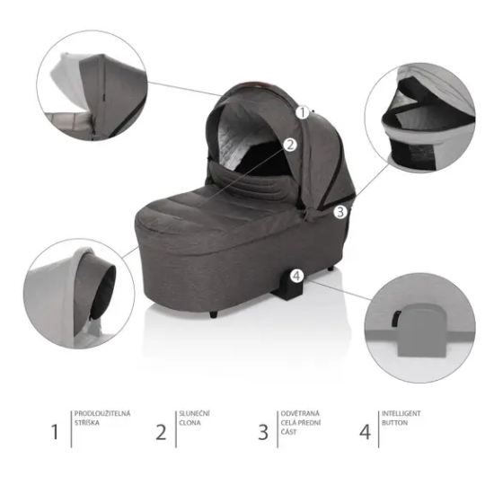 Slika Košara Move XL Silver Grey Zopa 