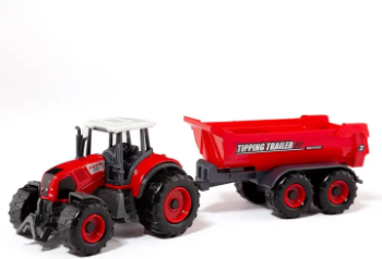 Slika Traktor s prikolicom - Red - Molto