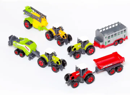 Slika Traktor s prikolicom - Red - Molto