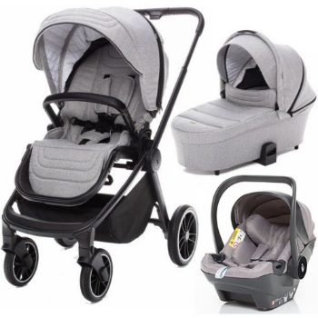 Slika Kolica Zopa Move 3u1 - silver grey/black