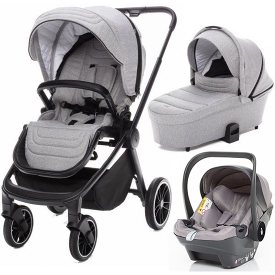 Slika Kolica Zopa Move 3u1 - silver grey/black