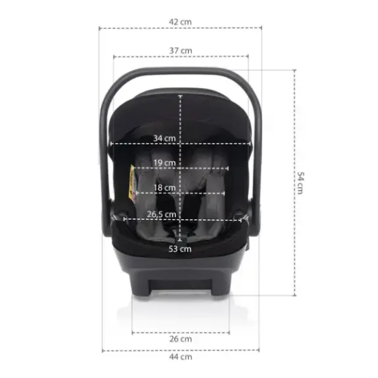Slika Kolica Move Cross 3u1 - Antique Green/Black Zopa 