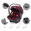 Slika Autosjedalica XS Plus i-Size, Bordó Red Zopa 