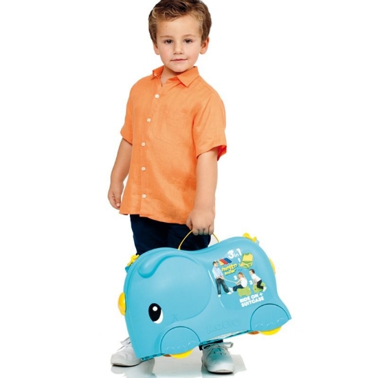 Slika Kofer na kotačima Molto Smiler - pink