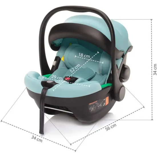 Slika Kolica Move Cross 3 Antique Green/Gold 3u1 Zopa 