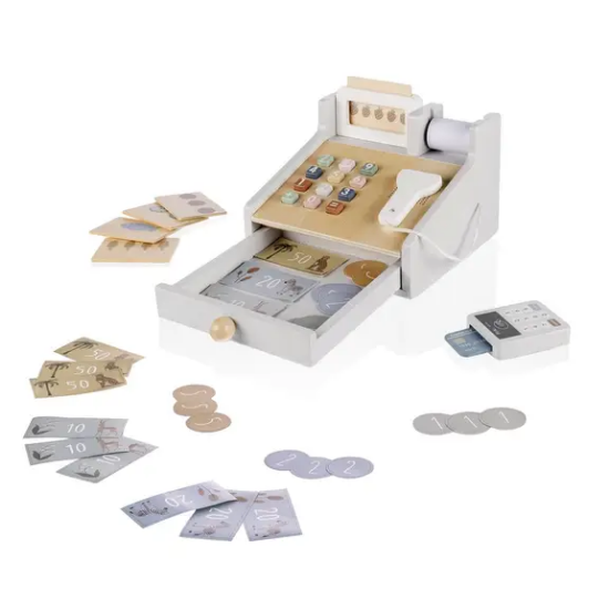 Slika Drvena dječja blagajna - set Zopa 