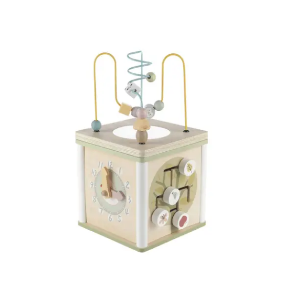 Slika Drvena kocka s aktivnostima Zopa 