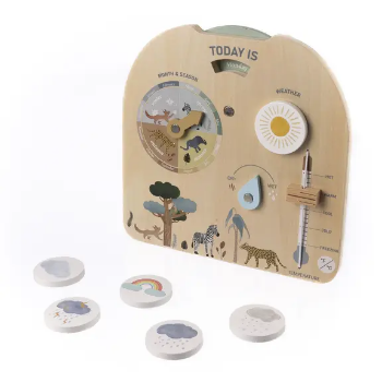 Slika Drvena Montessori edukativna ploča – Vrijeme Zopa 