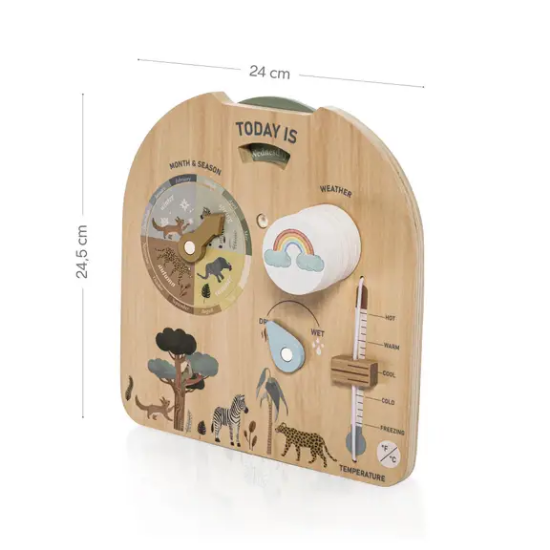 Slika Drvena Montessori edukativna ploča – Vrijeme Zopa 
