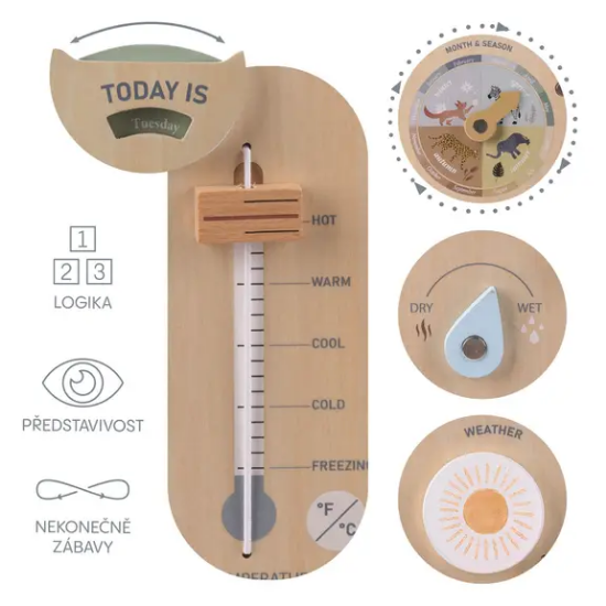 Slika Drvena Montessori edukativna ploča – Vrijeme Zopa 