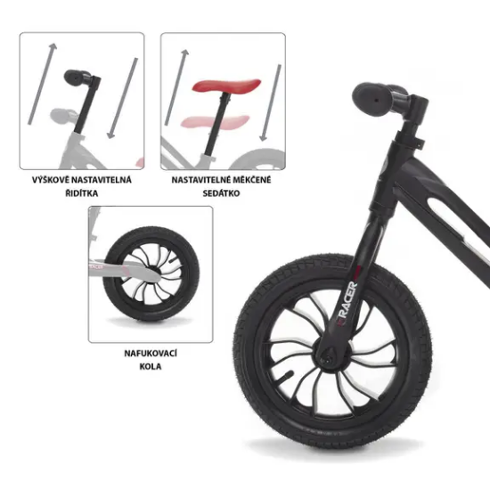 Slika Bicikl bez pedala Racer green Zopa 