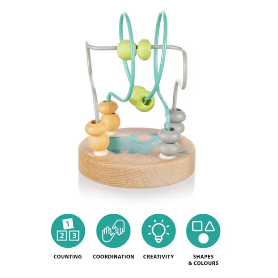 Slika Drvena igračka za aktivnosti Elephant Zopa 