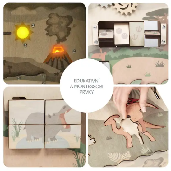 Slika Velika edukativna kuća za igru – Dino Zopa 