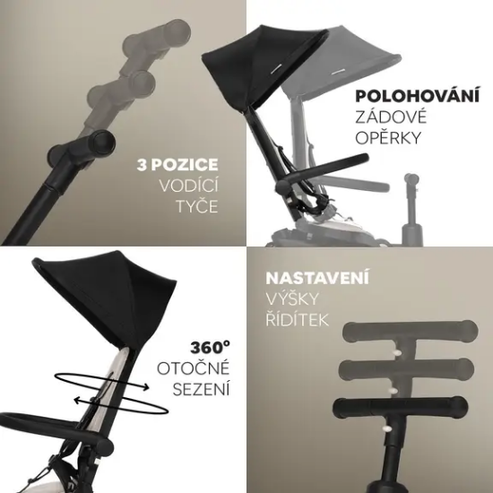 Slika Tricikl X-Trike Pro Kodi Bronze Zopa 