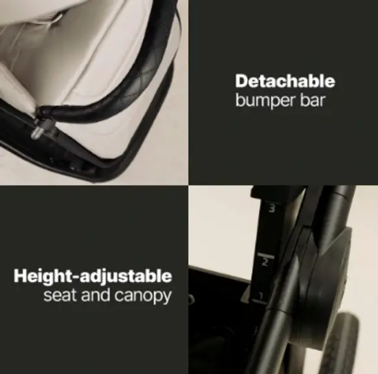 Slika Dječja kolica Move Cross 5, Ivory Beige Zopa