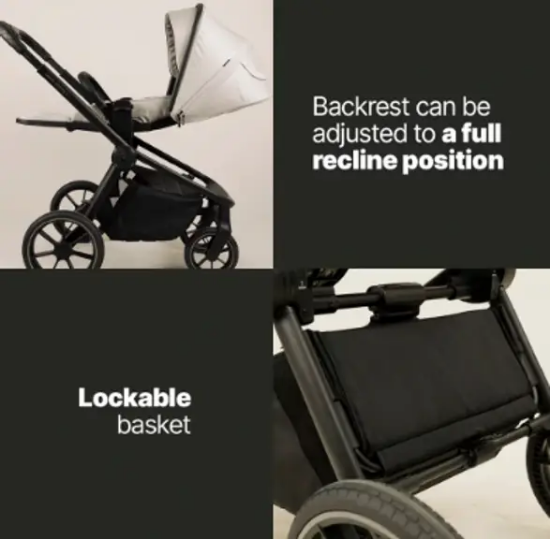 Slika Dječja kolica Move Cross 5, Ivory Beige Zopa