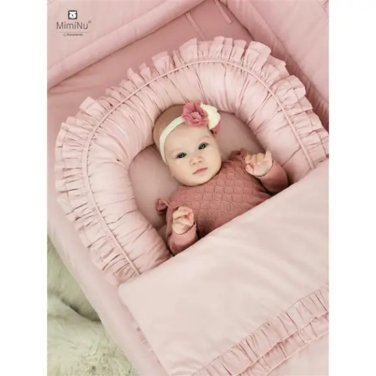 Slika Gnijezdo za bebe Royal Powder Pink - MimiNu