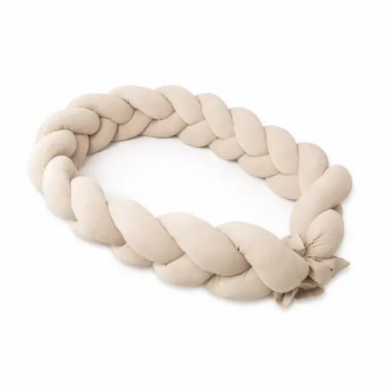 Slika Ogradica/pletenica Velvet 220 cm - bež - MimiNu