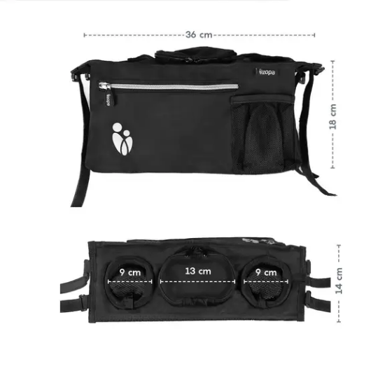 Slika Organizator za kolica Grey Zopa 