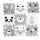 Puzzle podloga od pjene 30 × 30 cm (9 kom) Forest Zopa 