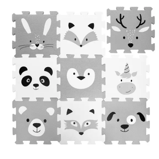 Slika Puzzle podloga od pjene 30 × 30 cm (9 kom) Forest Zopa 