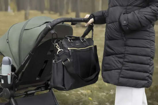 Slika Multifunkcionalna traka s karabinerom DELUXE (2 kom) – Black Zopa 