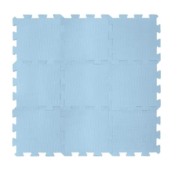Slika Puzzle podloga od pjene 30 × 30 cm (9 kom) Floral Blue Zopa 