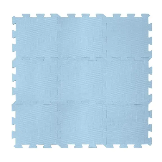 Slika Puzzle podloga od pjene 30 × 30 cm (9 kom) Floral Blue Zopa 