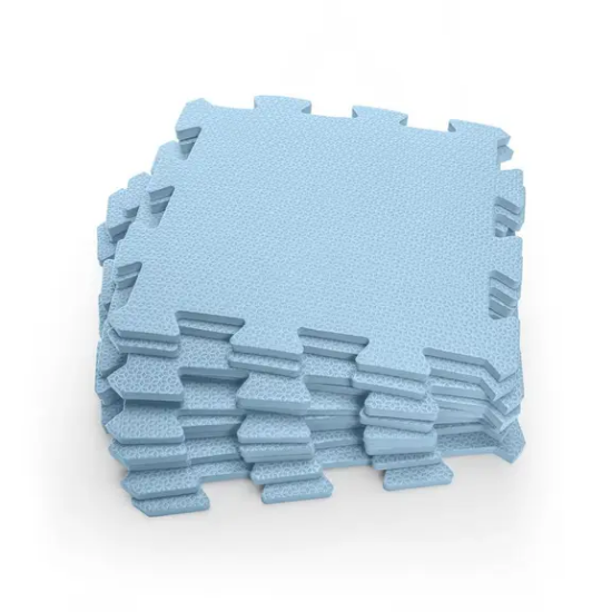 Slika Puzzle podloga od pjene 30 × 30 cm (9 kom) Floral Blue Zopa 