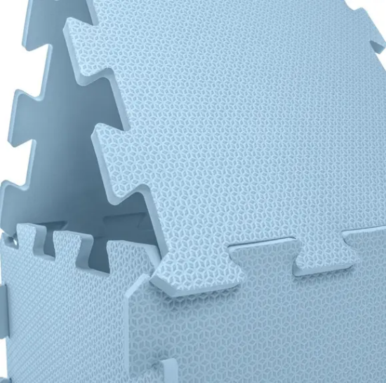 Slika Puzzle podloga od pjene 30 × 30 cm (9 kom) Floral Blue Zopa 