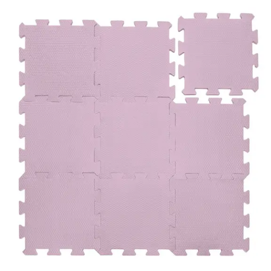 Slika Puzzle podloga od pjene 30 × 30 cm (9 kom) Sugar Pink Zopa 