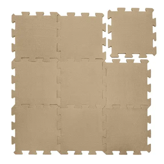 Slika Puzzle podloga od pjene 30 × 30 cm (9 kom) Hazel Brown Zopa 
