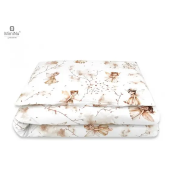 Slika Posteljina set 2 elem. Vile Puder Bež (za krevetić 120x60 cm) - MimiNu