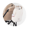 Slika Ruksak / torba za pelene za kolica Latte - Chipolino