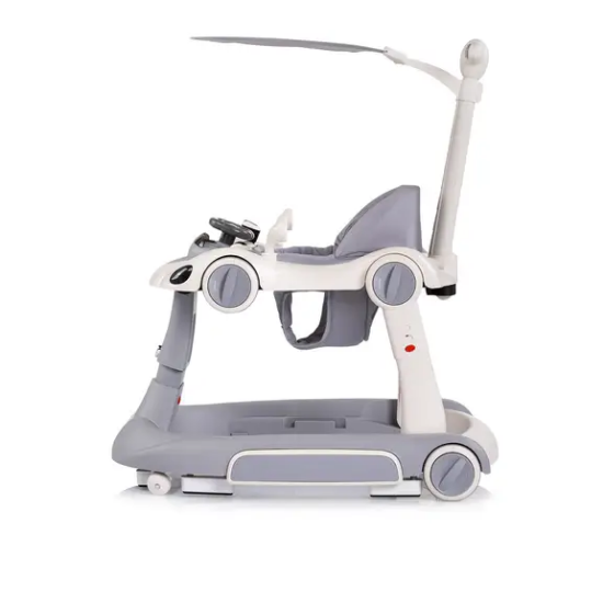 Slika Hodalica za bebe 5u1 Happy Walker Grey - Chipolino