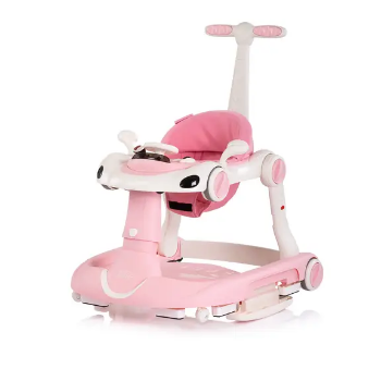 Slika Hodalica za bebe 5u1 Happy Walker Pink - Chipolino