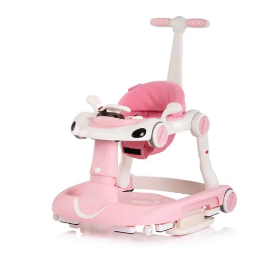 Slika Hodalica za bebe 5u1 Happy Walker Pink - Chipolino