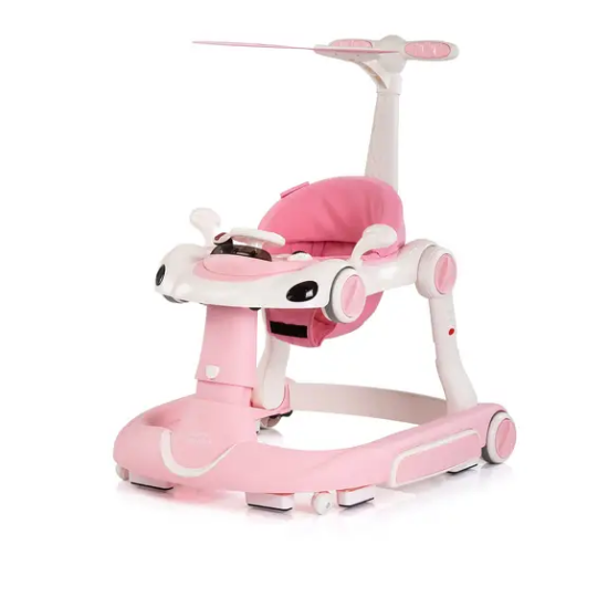 Slika Hodalica za bebe 5u1 Happy Walker Pink - Chipolino