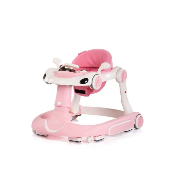 Slika Hodalica za bebe 5u1 Happy Walker Pink - Chipolino