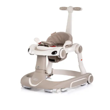 Slika Hodalica za bebe 5u1 Happy Walker Beige - Chipolino