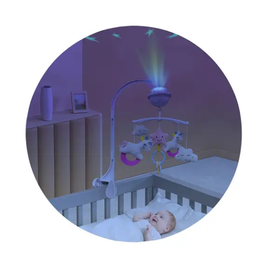 Slika Glazbeni vrtuljak i projektor Unicorn - Chipolino