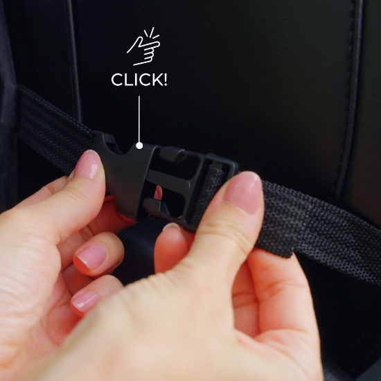 Slika Organizator za auto 2u1, crni Kinderkraft 