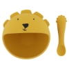 Slika Set za jelo od silikona first baby meal mr. lion trixie® 