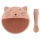 Set za jelo od silikona first baby meal mrs. cat trixie® 