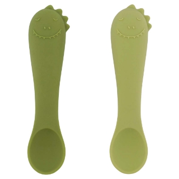 Slika Set od 2 silikonske žlice first baby mr. dino trixie® 