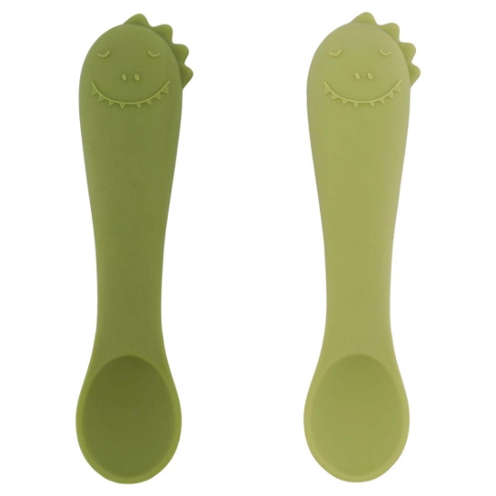 Slika Set od 2 silikonske žlice first baby mr. dino trixie® 