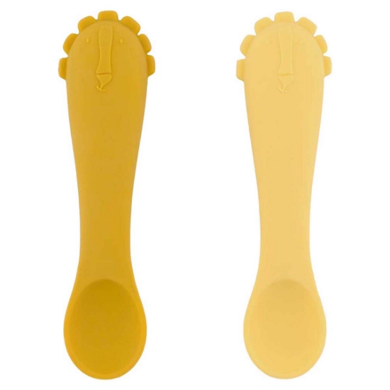 Slika Set od 2 silikonske žlice first baby mr. lion trixie® 