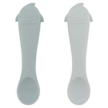 Slika Set od 2 silikonske žlice first baby mr. shark trixie®